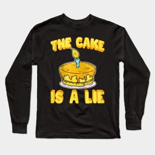 The Cake Is Lie Long Sleeve T-Shirt